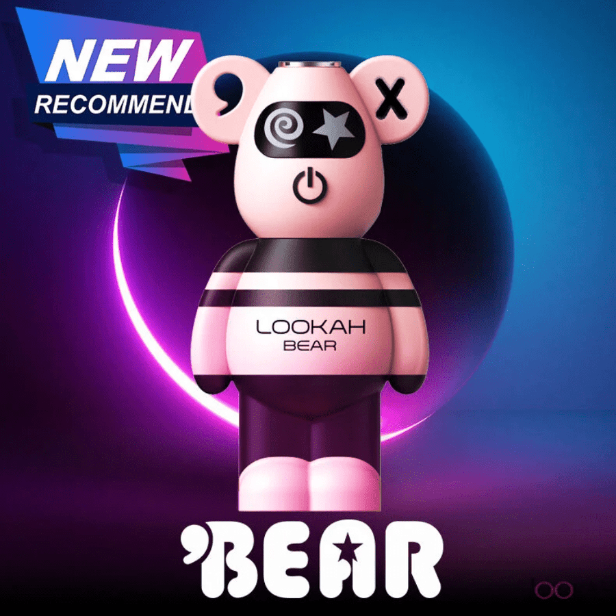 Lookah Bear 510 Thread Battery 500mAh / Pink Airdrie Vape SuperStore and Bong Shop Alberta Canada