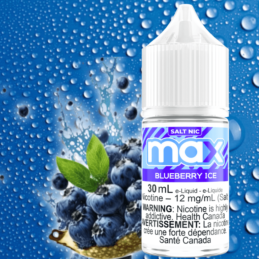 Max E-Liquid Blueberry Ice Salt - Airdrie Vape SuperStore - Airdrie Vape SuperStore & Bong Shop Max E-Liquid Blueberry Ice Salt - Airdrie Vape SuperStore - Airdrie Vape SuperStore & Bong Shop