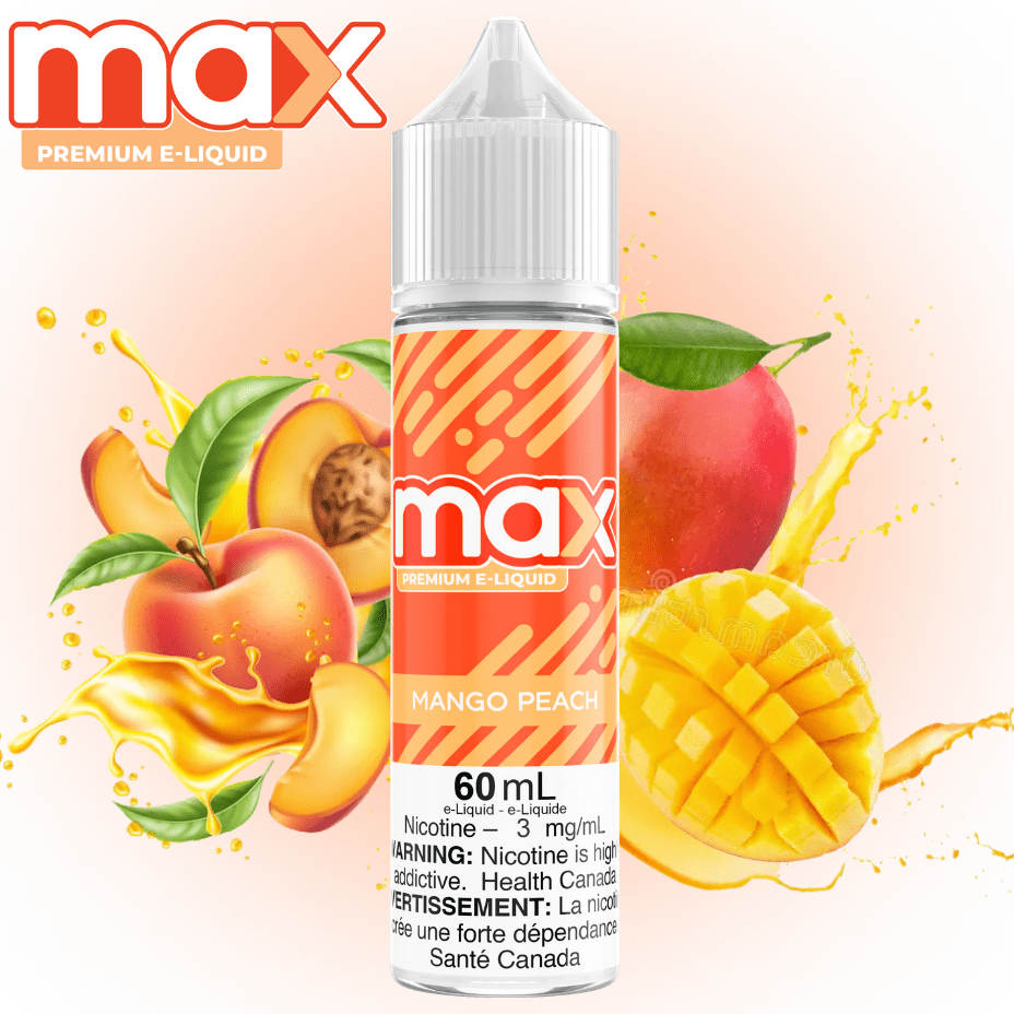 Max E-Liquid - Mango Peach 3mg Airdrie Vape SuperStore and Bong Shop Alberta Canada