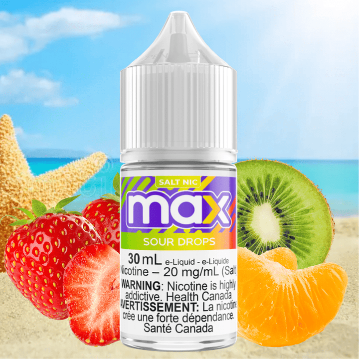 Max E-Liquid - Sour Drops Salt Airdrie Vape SuperStore and Bong Shop Alberta Canada