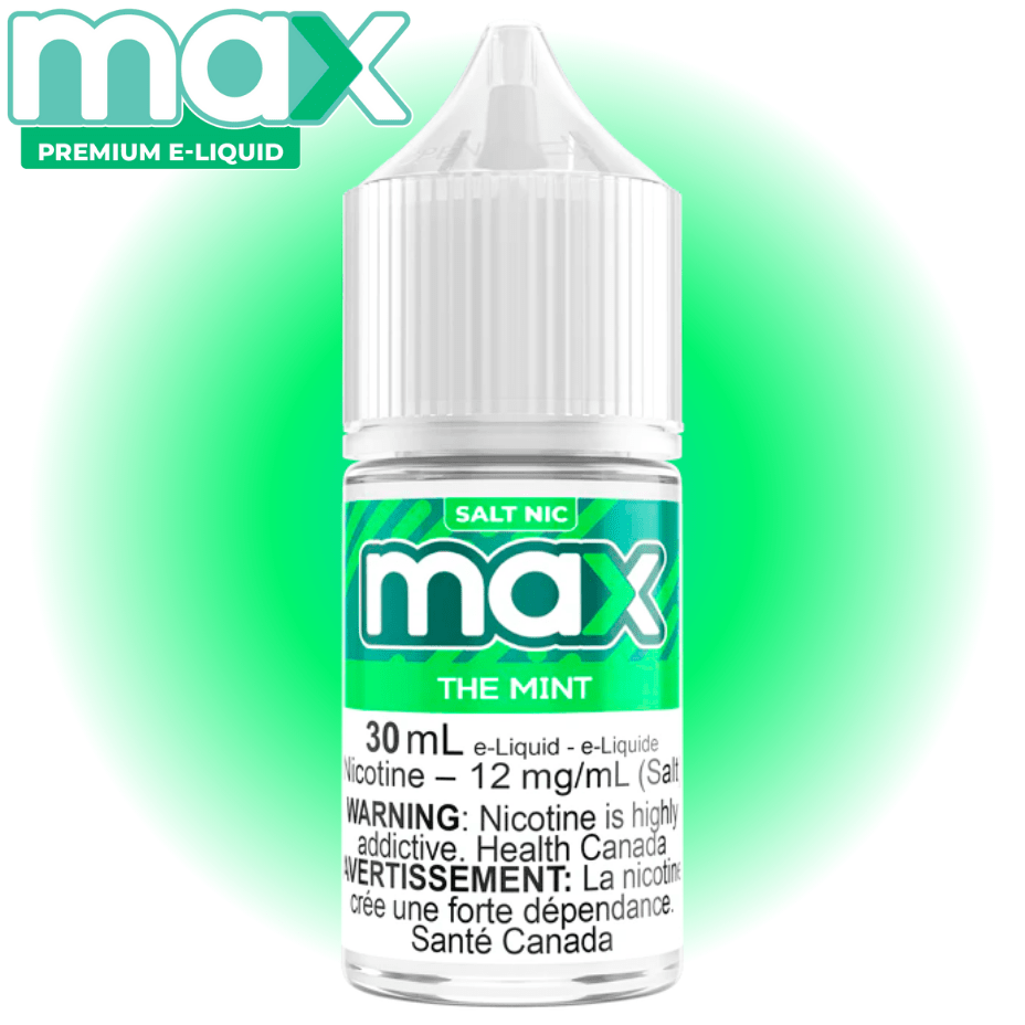 Max E-Liquid - The Mint Salt 30mL / 12mg Airdrie Vape SuperStore and Bong Shop Alberta Canada