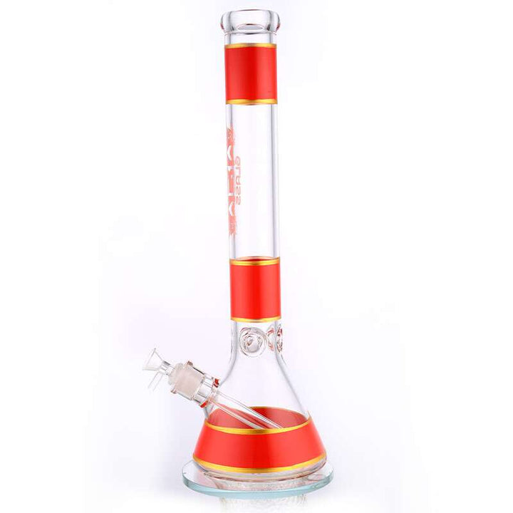 MGM Glass 7mm Banded Logo Beaker Bong-18" Airdrie Vape SuperStore and Bong Shop Alberta Canada