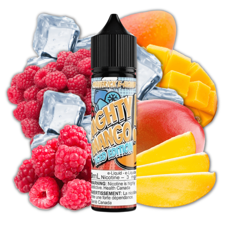 menthol mango vape juice Mighty Mango Iced by Maverick E-Liquid-Airdrie Vape SuperStore & Bong