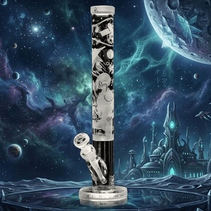 Milkyway 9mm Alien Artifacts Straight Tube - 18" Airdrie Vape SuperStore and Bong Shop Alberta Canada