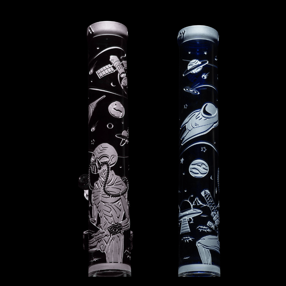 Milkyway 9mm Alien Artifacts Straight Tube - 18" Airdrie Vape SuperStore and Bong Shop Alberta Canada