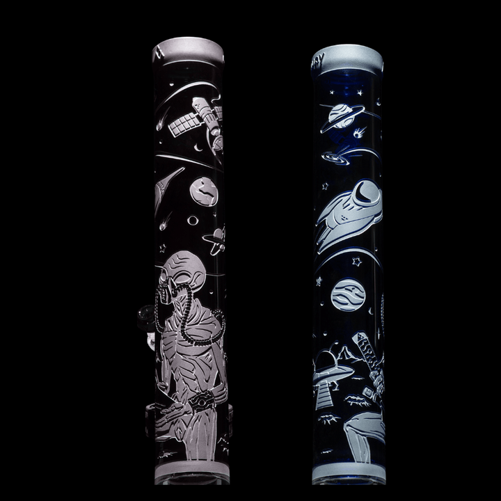 Milkyway 9mm Alien Artifacts Straight Tube - 18" Airdrie Vape SuperStore and Bong Shop Alberta Canada