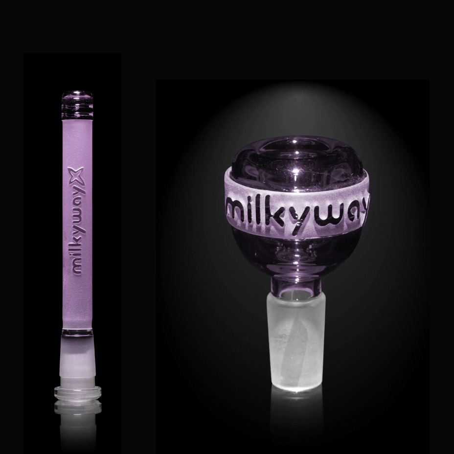 Milkyway 9mm Cursed Saint Card Beaker Bong-16" Airdrie Vape SuperStore and Bong Shop Alberta Canada
