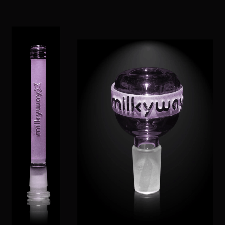 Milkyway 9mm Cursed Saint Card Beaker Bong-16" Airdrie Vape SuperStore and Bong Shop Alberta Canada