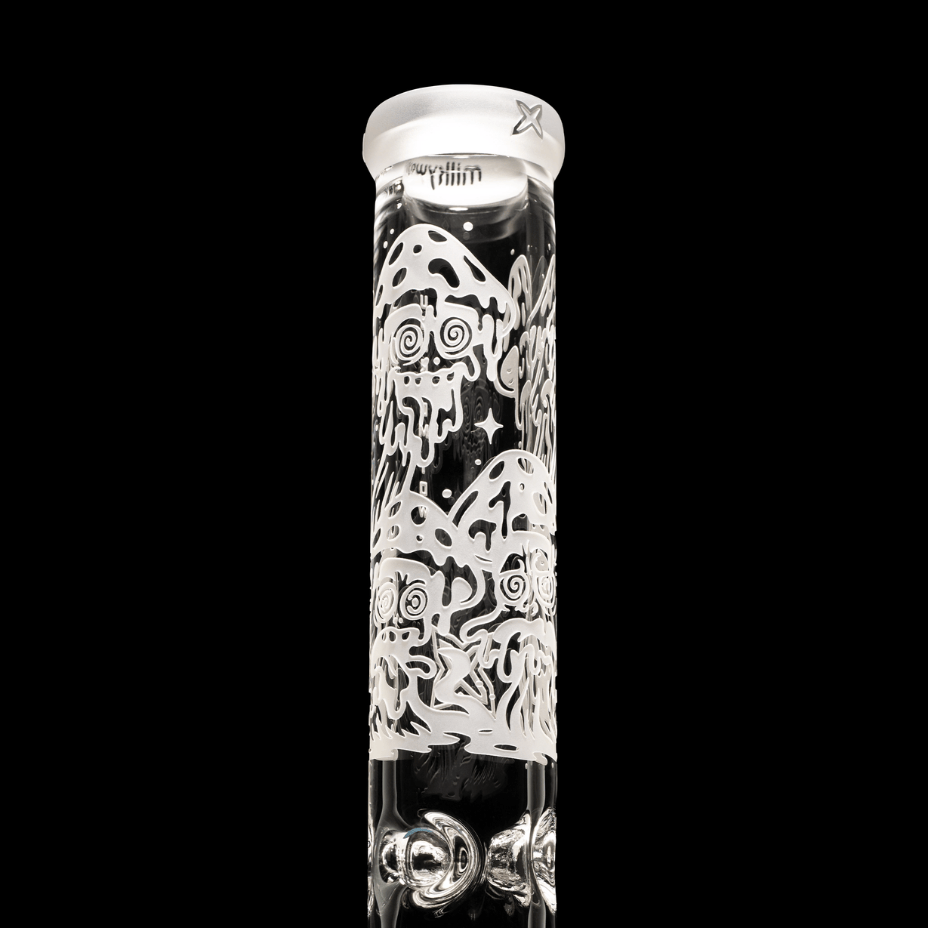 Milkyway 9mm Mushroom Town Beaker Bong w/Collins Perc-14" Airdrie Vape SuperStore and Bong Shop Alberta Canada