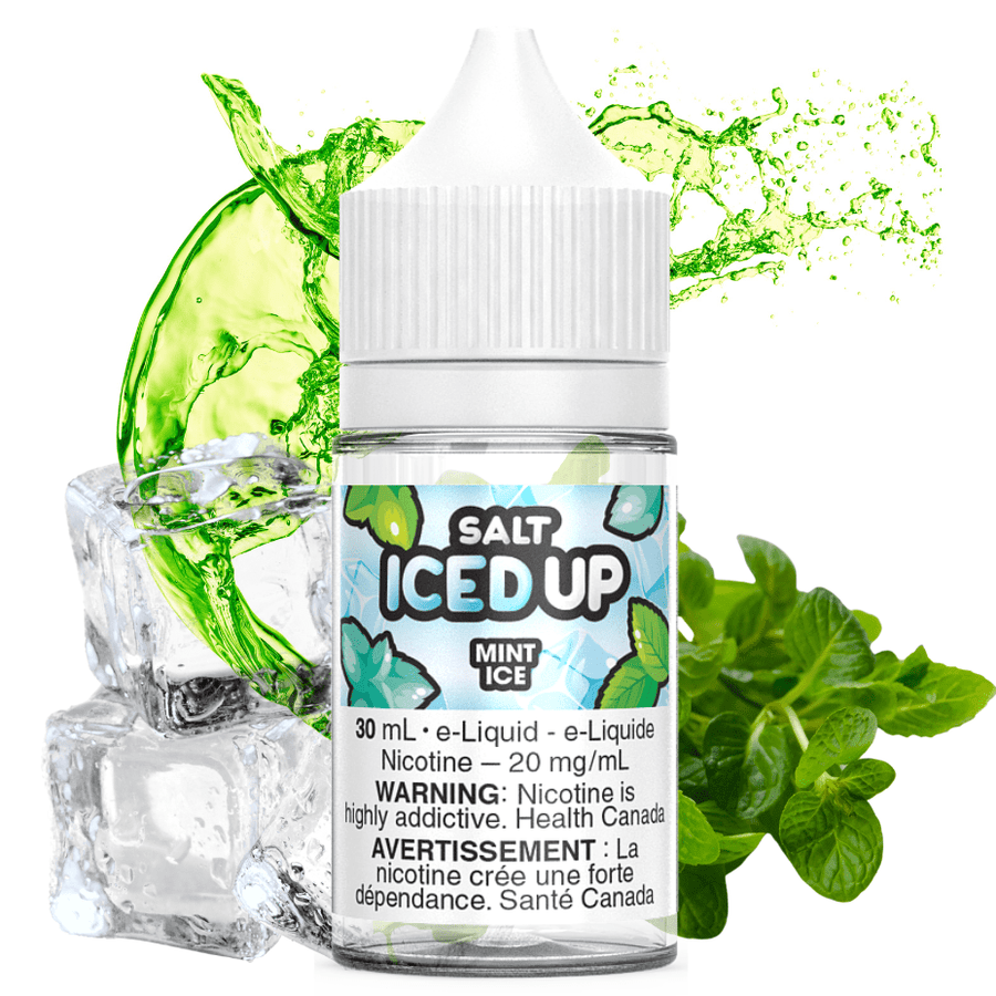 Mint Ice Salts by Iced Up E-Liquid 12mg Airdrie Vape SuperStore and Bong Shop Alberta Canada