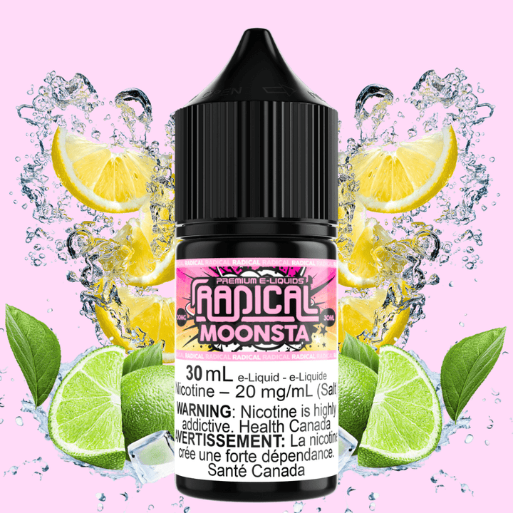 Moonsta Salt Nic by Radical E-liquid Airdrie Vape SuperStore and Bong Shop Alberta Canada