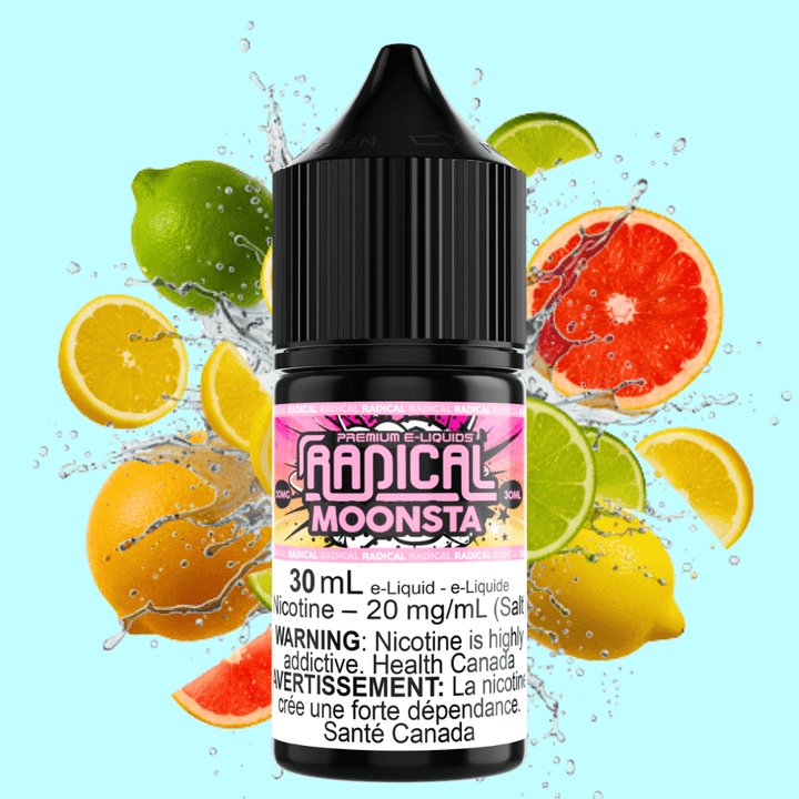 Moonsta Salt Nic by Radical E-liquid Airdrie Vape SuperStore and Bong Shop Alberta Canada