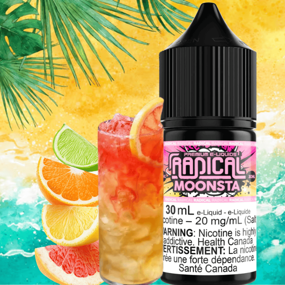 Moonsta Salt Nic by Radical E-liquid Airdrie Vape SuperStore and Bong Shop Alberta Canada