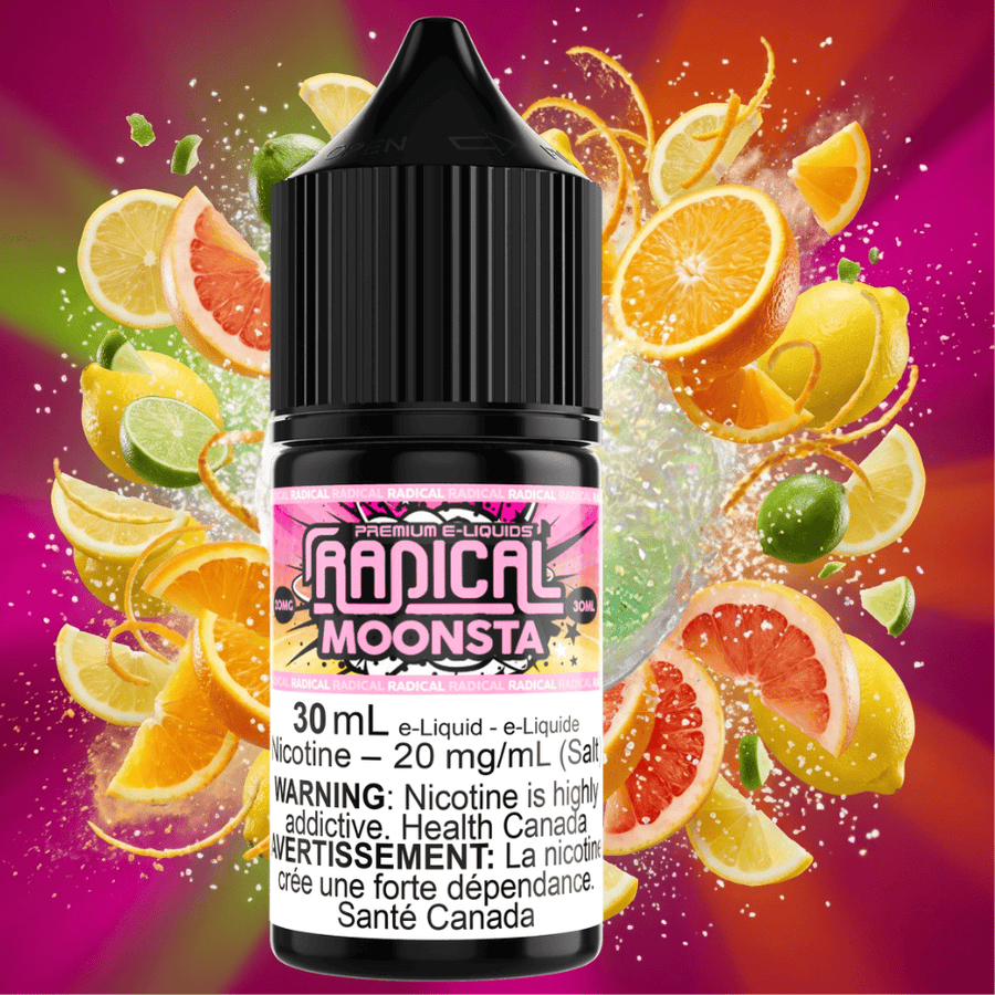 Moonsta Salt Nic by Radical E-liquid Airdrie Vape SuperStore and Bong Shop Alberta Canada