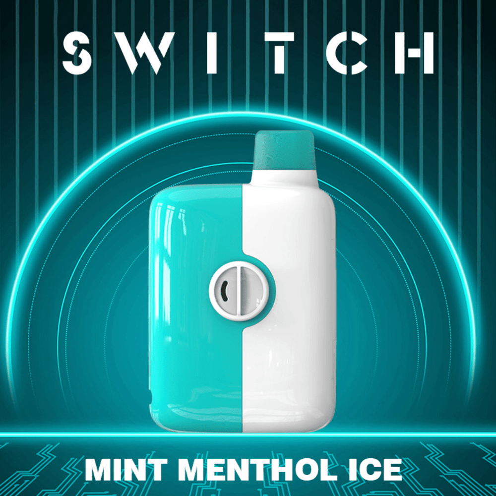 Mr Fog Disposables Mr Fog Switch 5500 Rechargeable Disposable-Mint Menthol Ice Mr Fog Switch Disposable-Mint Menthol Ice-Airdrie Vape SuperStore, AB