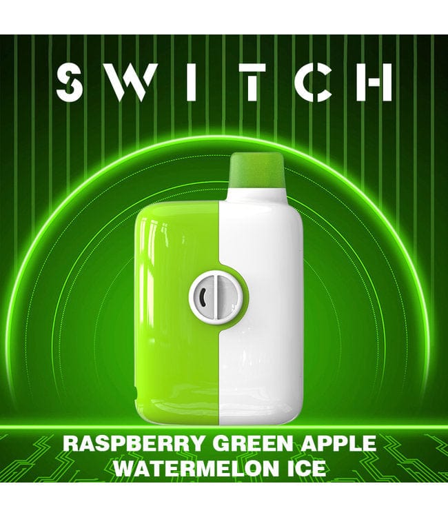 Mr Fog Disposables Mr Fog Switch 5500 Rechargeable Disposable-Raspberry Green Apple Watermelon Ice 5500 Puffs / 20mg Mr Fog Switch Disposable-Raspberry Green Apple Watermelon Ice-VSS, AB