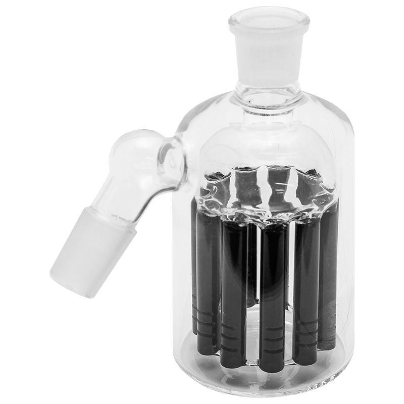 Nice Glass Ash Catcher w/11-Arm Perc 14mm / Black Airdrie Vape SuperStore and Bong Shop Alberta Canada