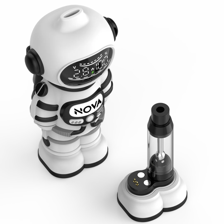 Nova Spaceman 510 Battery 650mAh White Airdrie Vape SuperStore and Bong Shop Alberta Canada