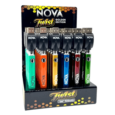 Nova Twist 900mAh 510 Battery-Golden Edition 900mAh Airdrie Vape SuperStore and Bong Shop Alberta Canada
