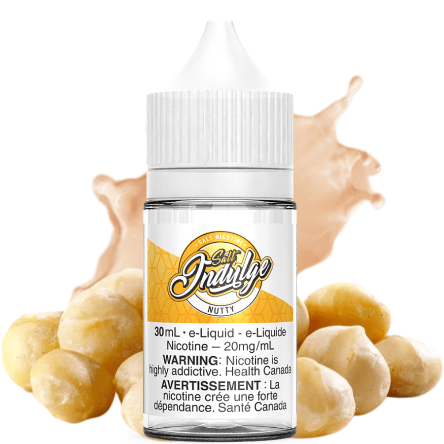 Nutty Salts by Indulge E-Liquid 30ml / 12mg Airdrie Vape SuperStore and Bong Shop Alberta Canada