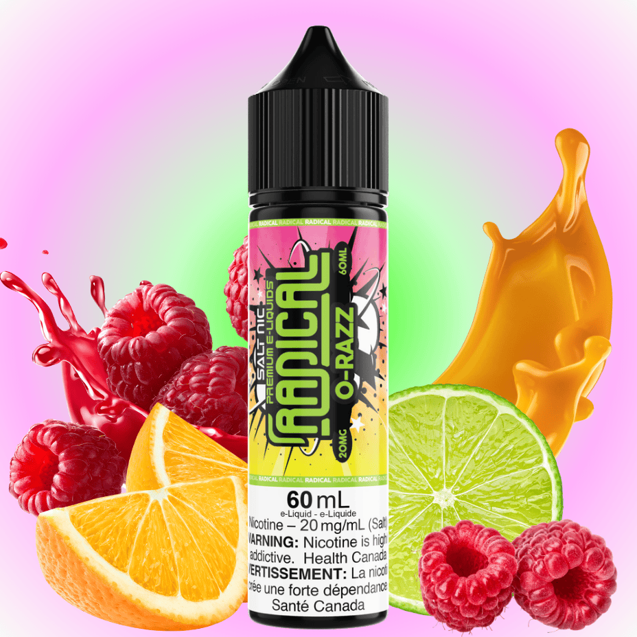 O-Razz by Radical E-Liquid-60mL Airdrie Vape SuperStore and Bong Shop Alberta Canada