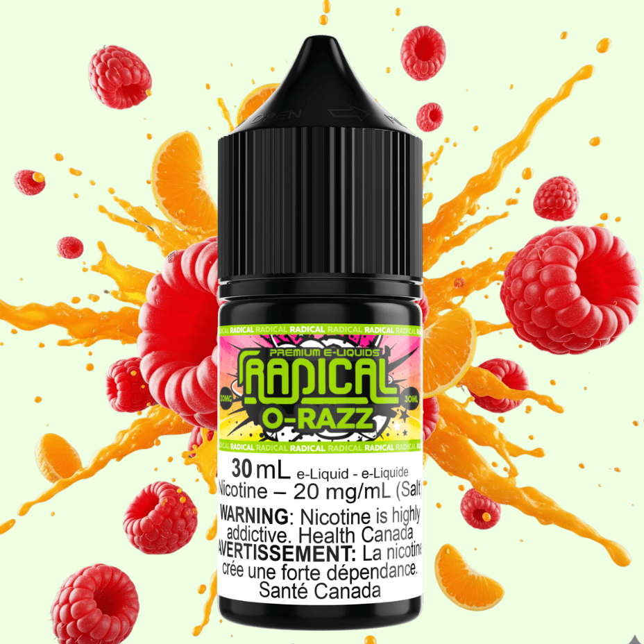O-Razz Salt Nic by Radical E-liquid Airdrie Vape SuperStore and Bong Shop Alberta Canada