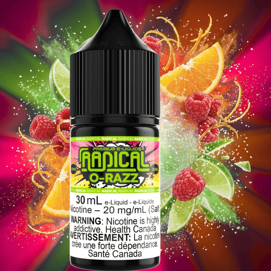 O-Razz Salt Nic by Radical E-liquid Airdrie Vape SuperStore and Bong Shop Alberta Canada