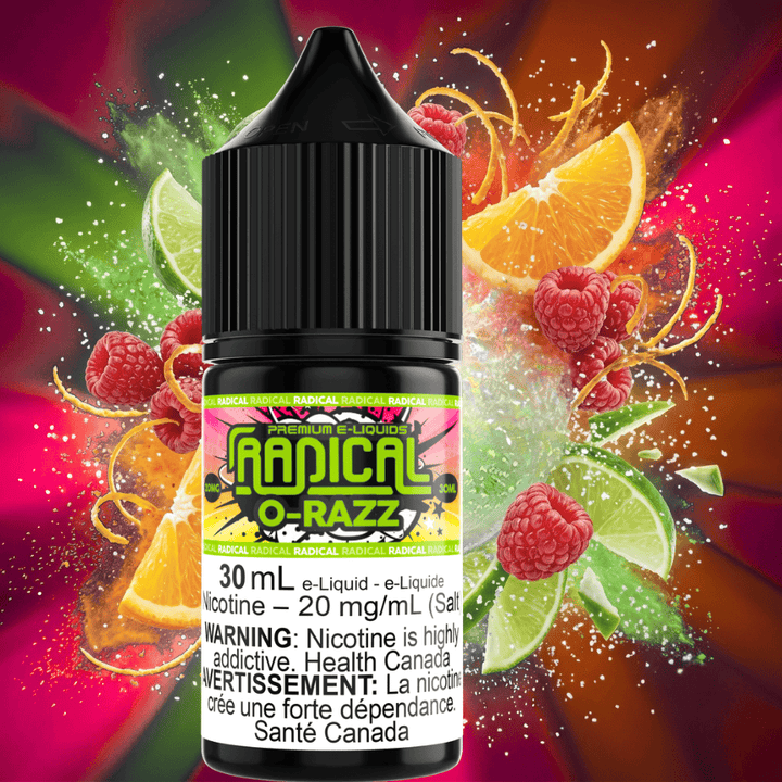 O-Razz Salt Nic by Radical E-liquid Airdrie Vape SuperStore and Bong Shop Alberta Canada
