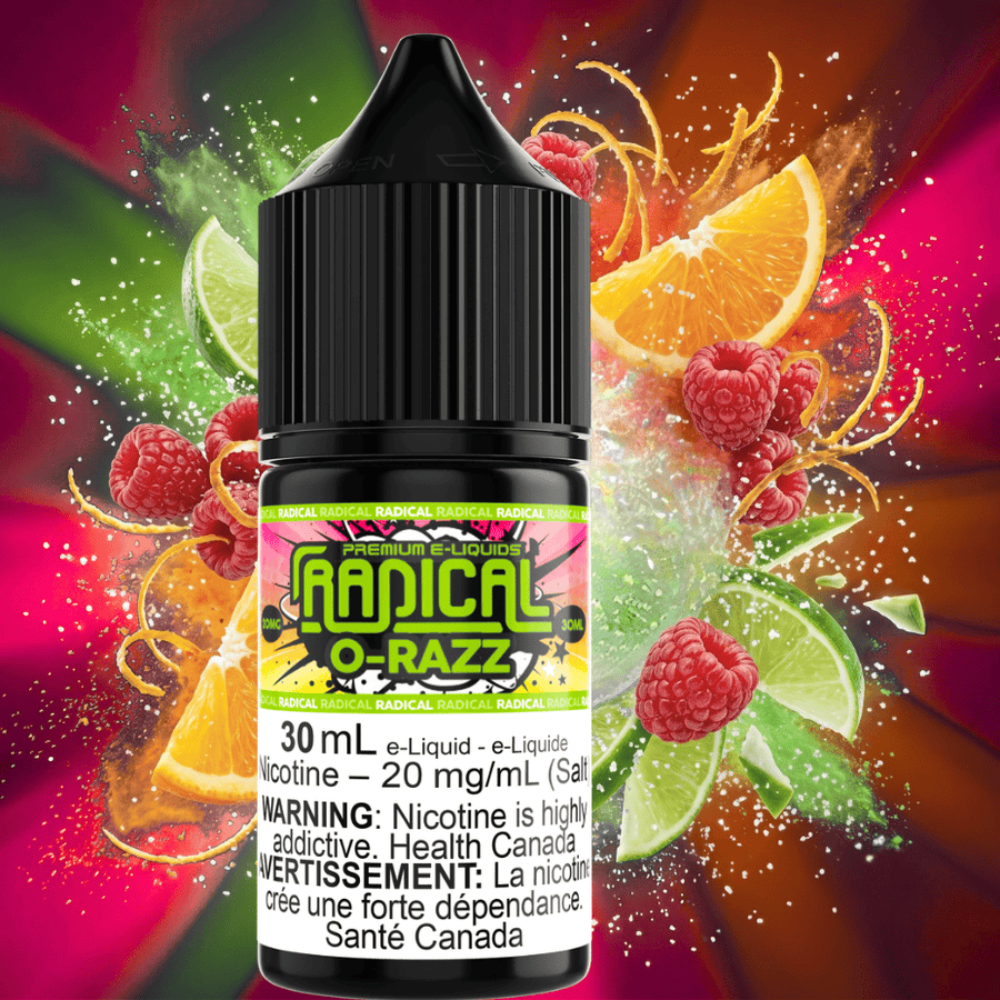 O-Razz Salt Nic by Radical E-liquid Airdrie Vape SuperStore and Bong Shop Alberta Canada