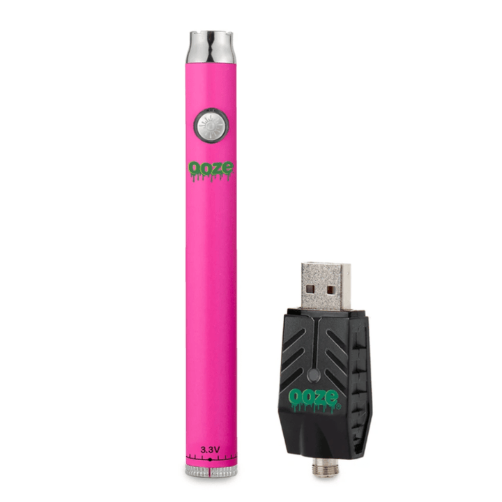 OOZE Slim Twist 510 Adjustable Battery 320mAh / Atomic Pink Airdrie Vape SuperStore and Bong Shop Alberta Canada