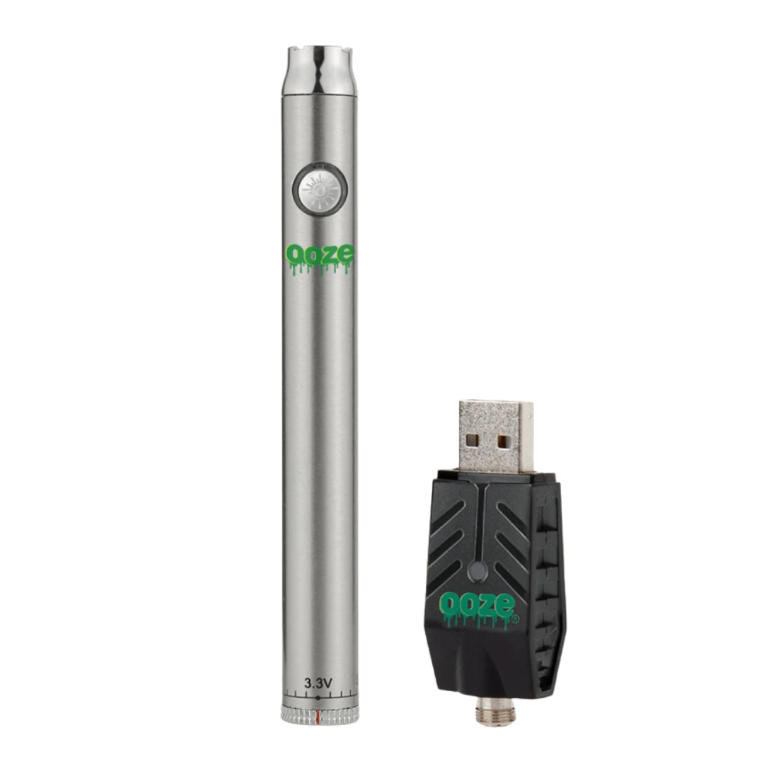 OOZE Slim Twist 510 Adjustable Battery 320mAh / Cosmic Chrome Airdrie Vape SuperStore and Bong Shop Alberta Canada