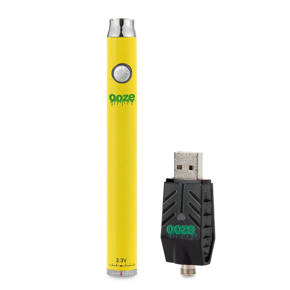 OOZE Slim Twist 510 Adjustable Battery 320mAh / Mellow Yellow Airdrie Vape SuperStore and Bong Shop Alberta Canada