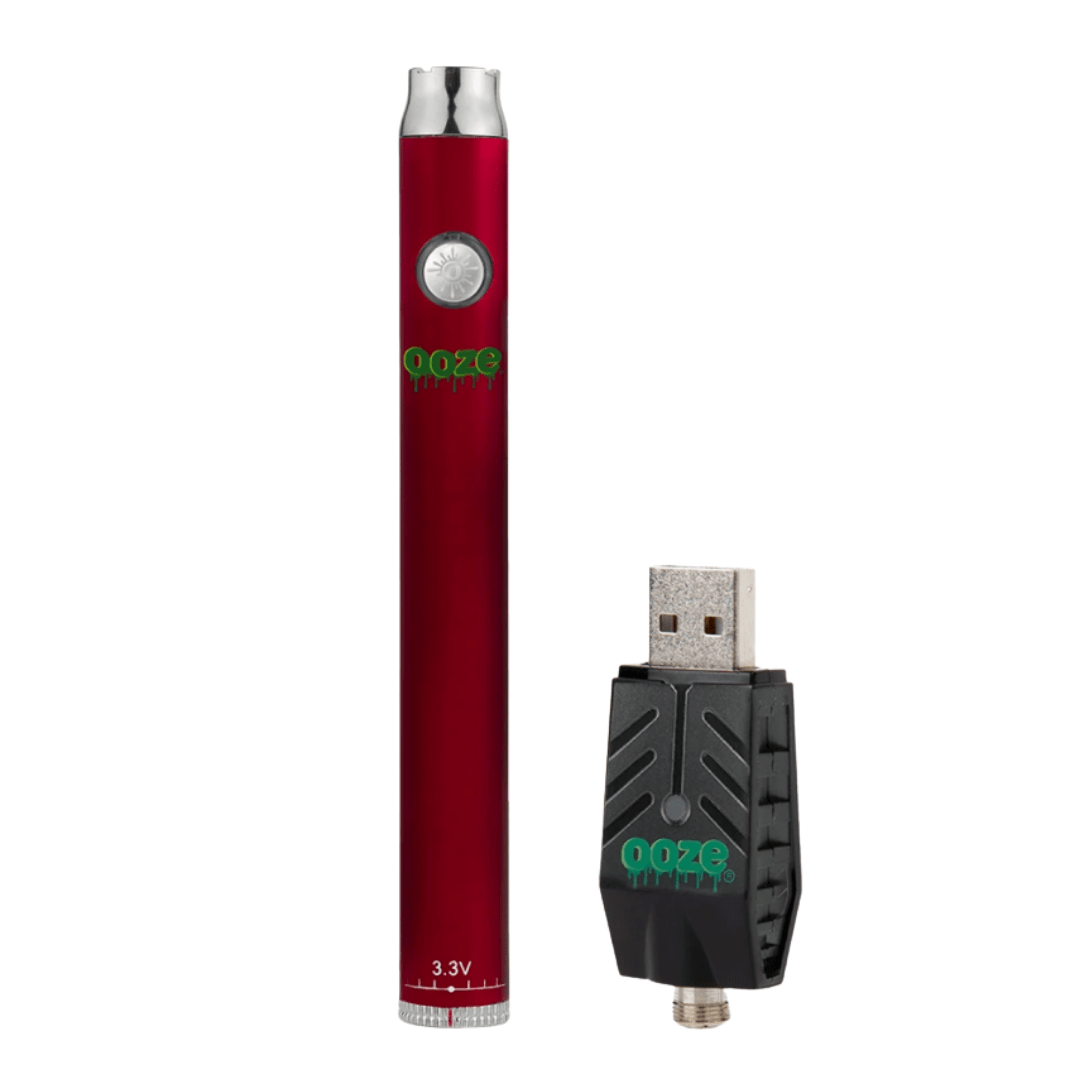 OOZE Slim Twist 510 Adjustable Battery 320mAh / Ruby Red Airdrie Vape SuperStore and Bong Shop Alberta Canada