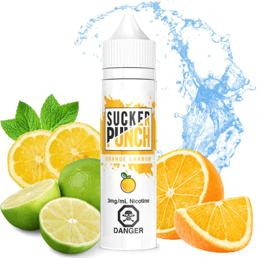 Orange Cannon by Sucker Punch E-Liquid 60mL / 0mg Airdrie Vape SuperStore and Bong Shop Alberta Canada