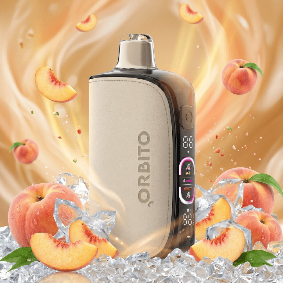 Orbito Lumo-AI 120K Disposable Vape-Peach Ice Airdrie Vape SuperStore and Bong Shop Alberta Canada