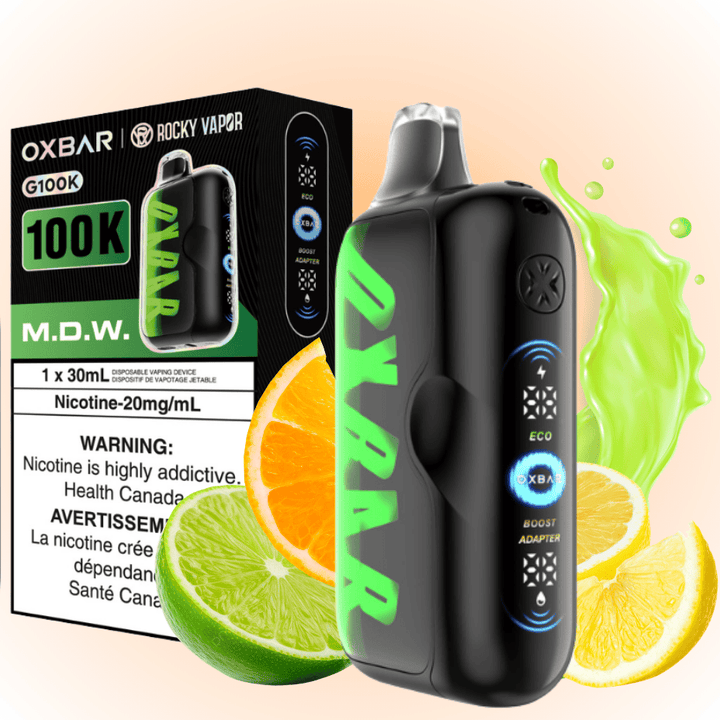 Oxbar G100K Disposable Vape - M.D.W. 100K Puffs / 20mg Airdrie Vape SuperStore and Bong Shop Alberta Canada