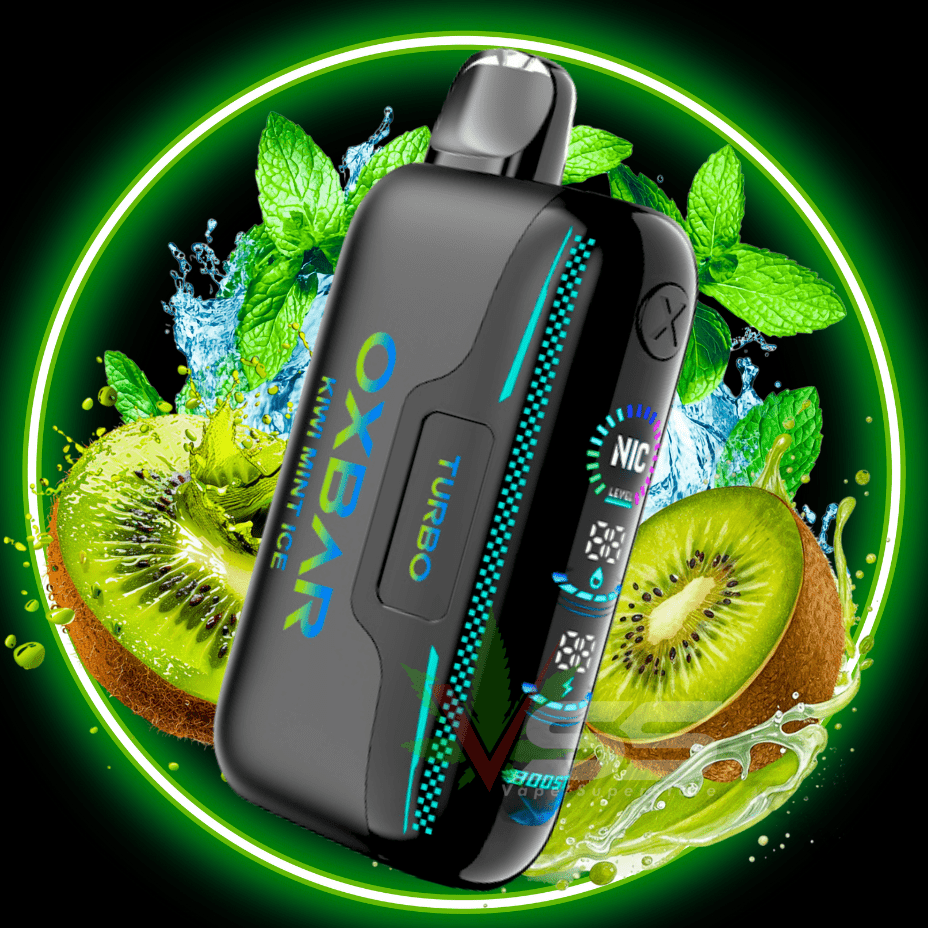 Oxbar G42k Disposable Vape-Kiwi Mint Ice 20mg / 42000 Puffs Airdrie Vape SuperStore and Bong Shop Alberta Canada