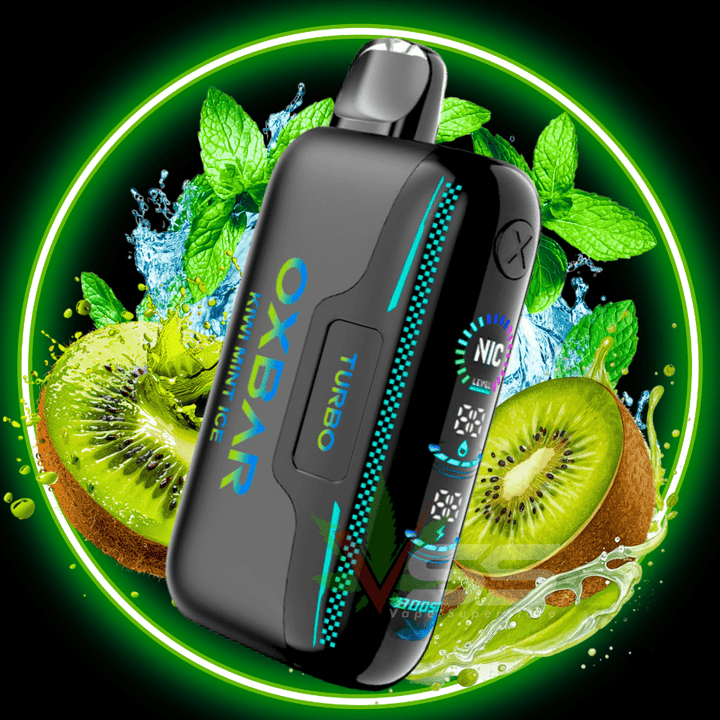 Oxbar G42k Disposable Vape-Kiwi Mint Ice 20mg / 42000 Puffs Airdrie Vape SuperStore and Bong Shop Alberta Canada
