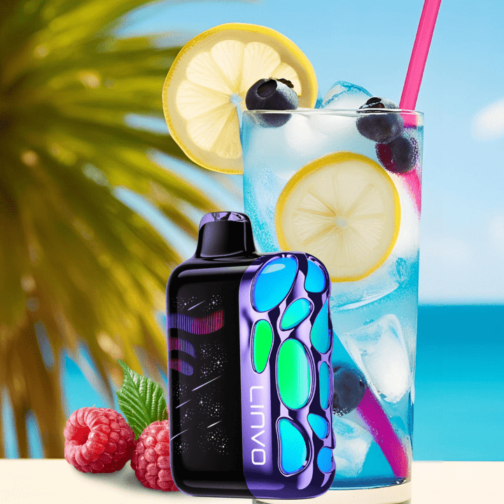 Oxbar Linvo Rave 60k Disposable Vape-Blueberry Raspberry Lemon Airdrie Vape SuperStore and Bong Shop Alberta Canada