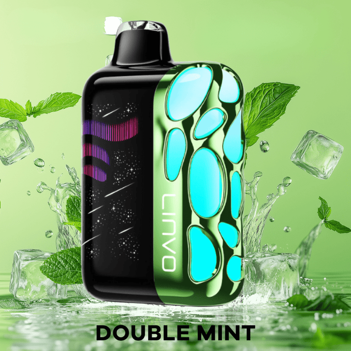 Oxbar Linvo Rave 60k Disposable Vape-Double Mint Airdrie Vape SuperStore and Bong Shop Alberta Canada