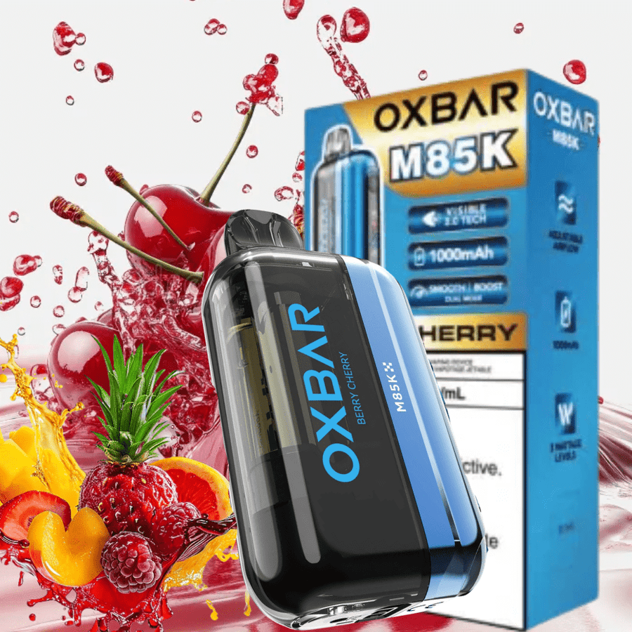 Oxbar M85K Disposable Vape - Berry Cherry Airdrie Vape SuperStore and Bong Shop Alberta Canada