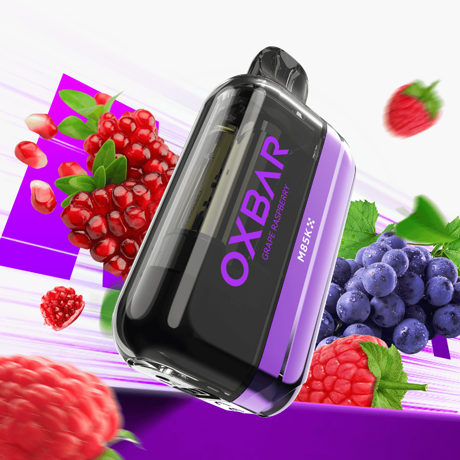 Oxbar M85K Disposable Vape - Grape Raspberry Airdrie Vape SuperStore and Bong Shop Alberta Canada