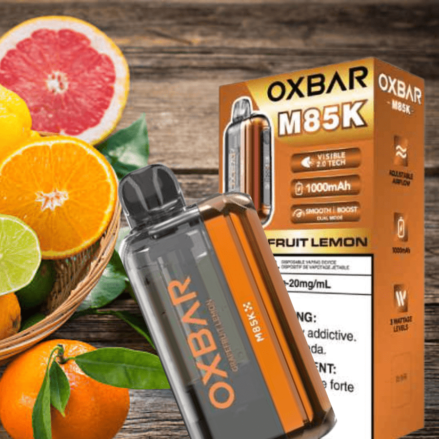 Oxbar M85K Disposable Vape - Grapefruit Lemon Airdrie Vape SuperStore and Bong Shop Alberta Canada