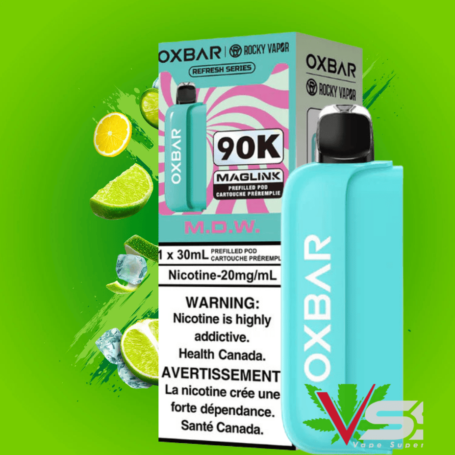 Oxbar Maglink 90K Closed Pods-M.D.W Airdrie Vape SuperStore and Bong Shop Alberta Canada