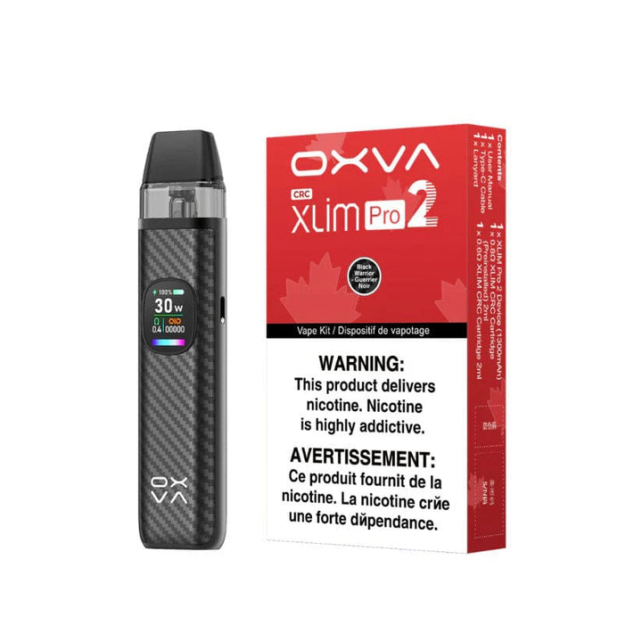 OXVA Xlim Pro 2 Pod Kit-1300mAh Black Warrior Airdrie Vape SuperStore and Bong Shop Alberta Canada