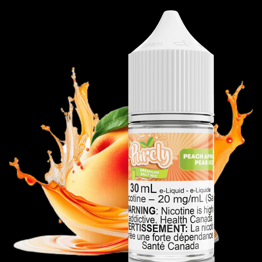 Peach Apricot Pear Ice Salt Nic by Purely E-Liquid 30ml / 12mg Airdrie Vape SuperStore and Bong Shop Alberta Canada
