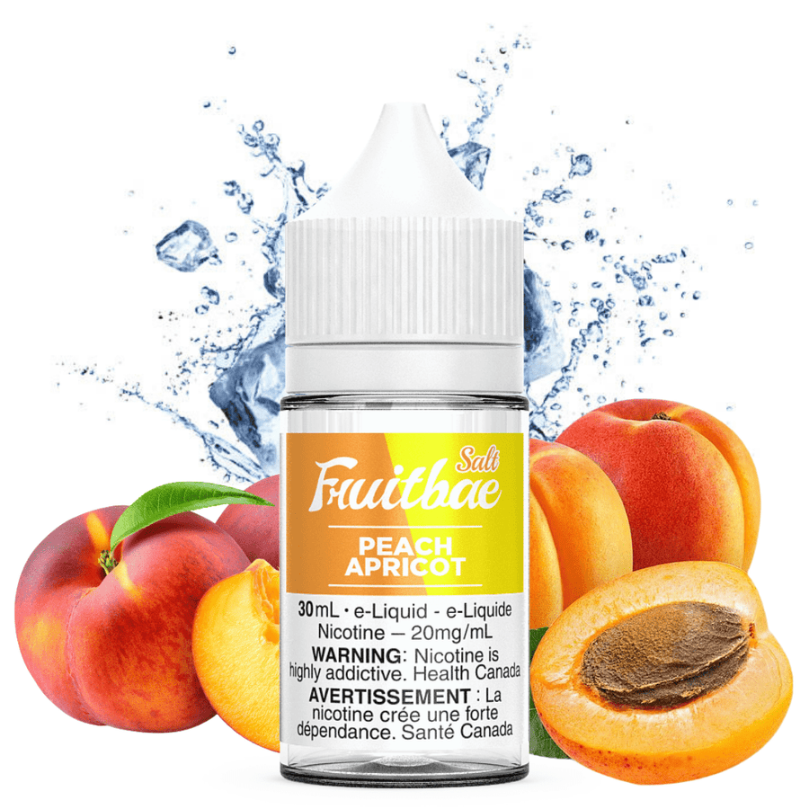 Peach Apricot Salts by Fruitbae E-Liquid 30ml / 12mg Airdrie Vape SuperStore and Bong Shop Alberta Canada