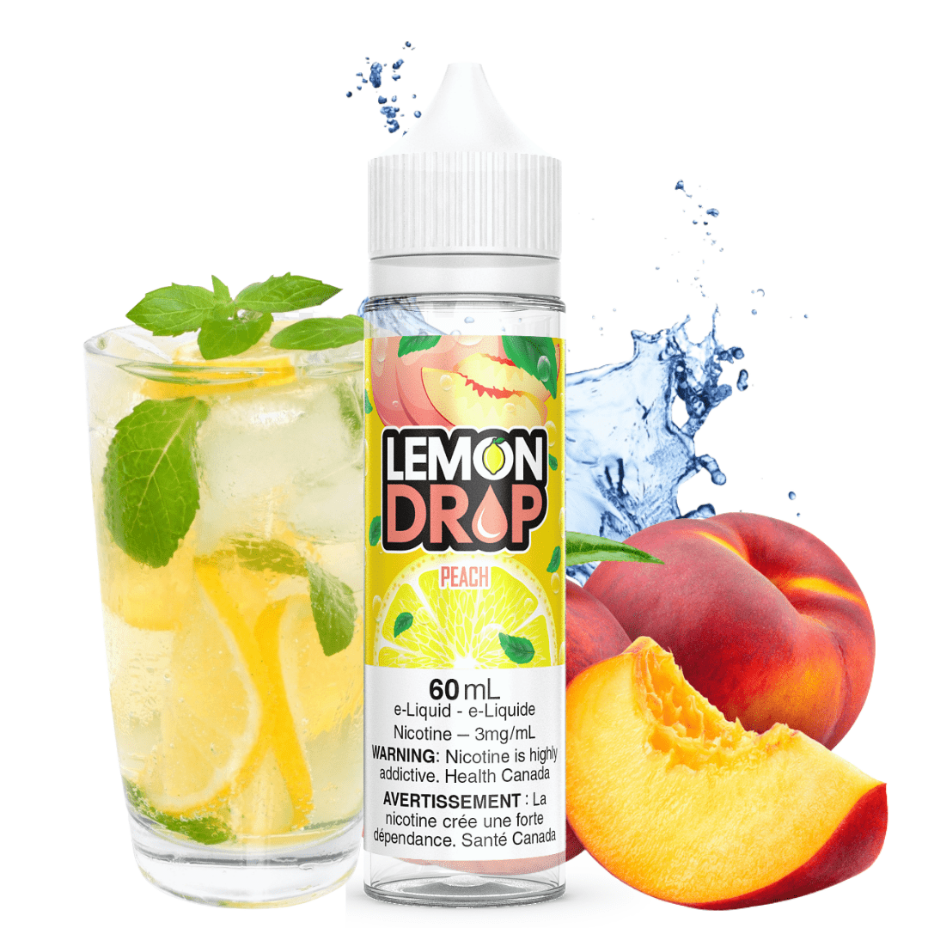 Peach by Lemon Drop E-Liquid 60ml / 3mg Airdrie Vape SuperStore and Bong Shop Alberta Canada