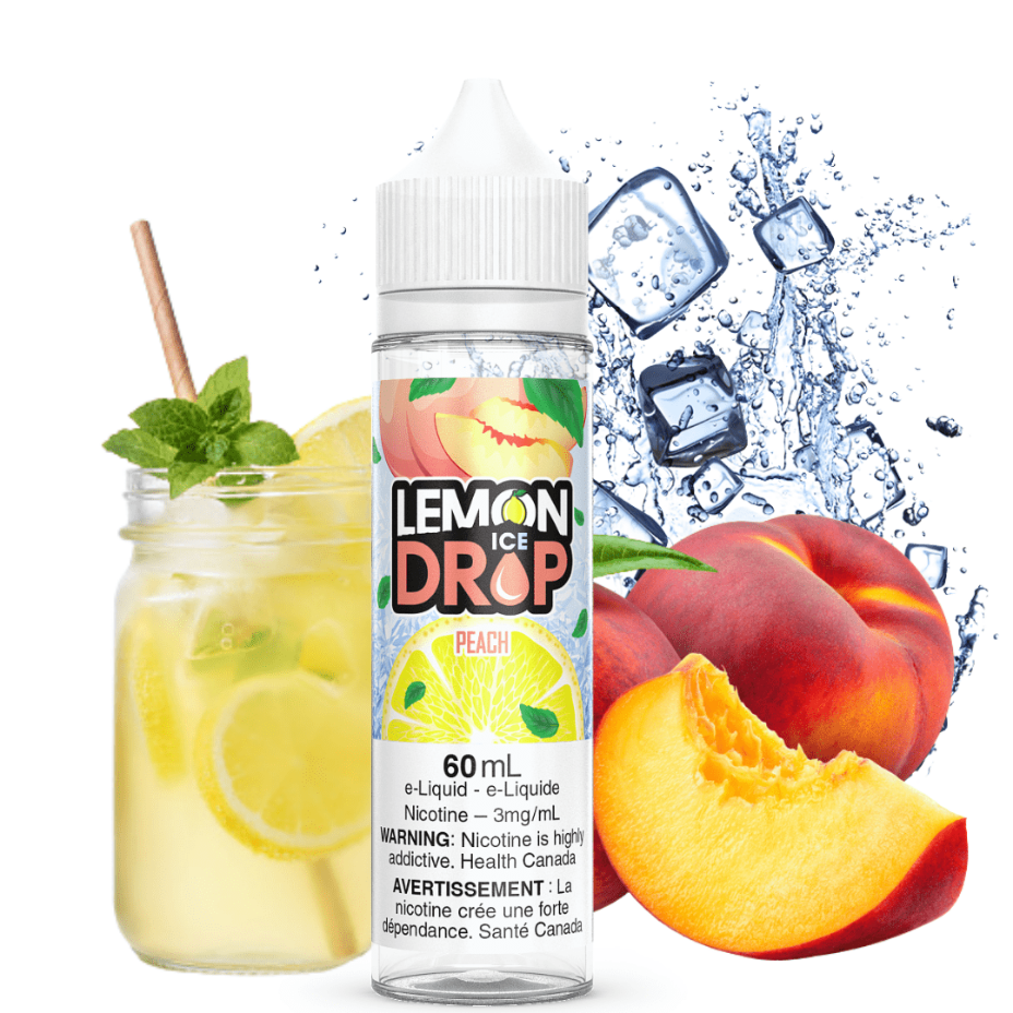 Peach Ice by Lemon Drop E-Liquid Airdrie Vape SuperStore and Bong Shop Alberta Canada