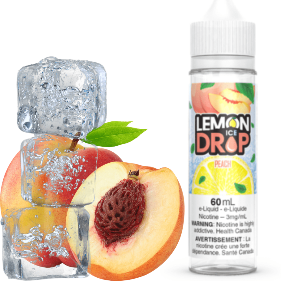 Peach Ice by Lemon Drop E-Liquid Airdrie Vape SuperStore and Bong Shop Alberta Canada